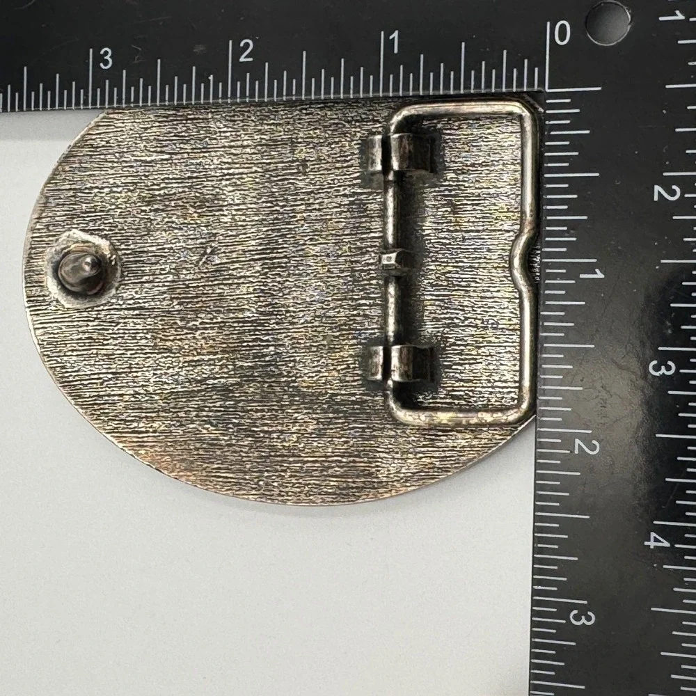 Cowboys Ride With Faith‎ Western Belt Buckle Silver Tone Cross Rodeo Bull Rider
